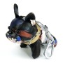 Bull Dog Bag Charms Blue 迷彩藍法鬥吊飾 | LotusTing