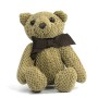 Fabric Bear Bag Charms Brown 咖啡色布藝熊仔吊飾 | LotusTing