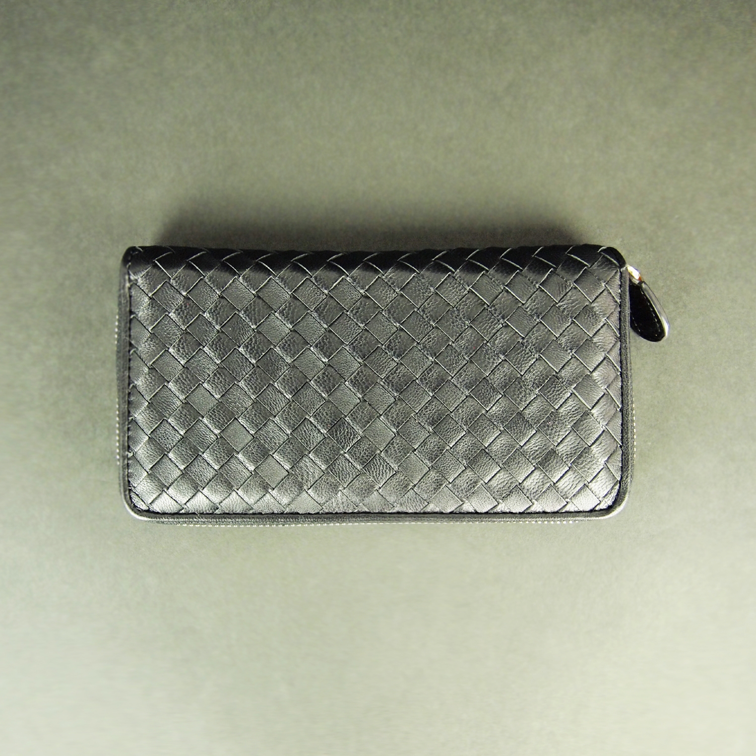 Modern Heritage Natty Woven Lamb Leather Wallet REar View
